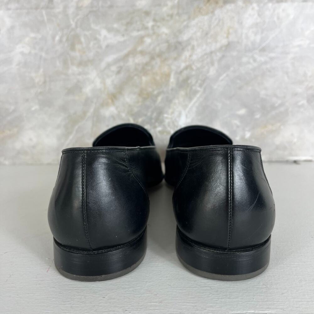 Vintage Bally Dress Shoes Black Tassel Loafers Men’s 11M Made In Switzerland - Picture 6 of 11